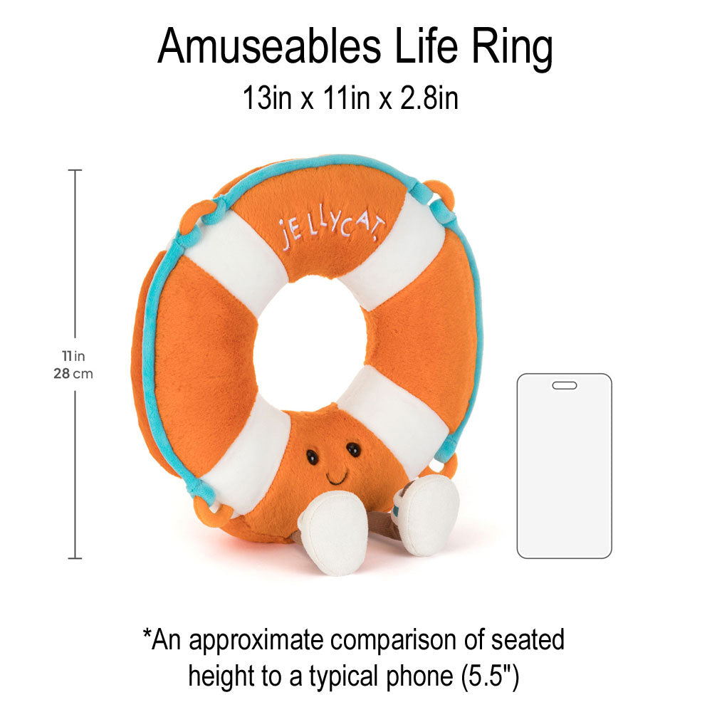 *Jellycat Amuseables Life Ring - 13"