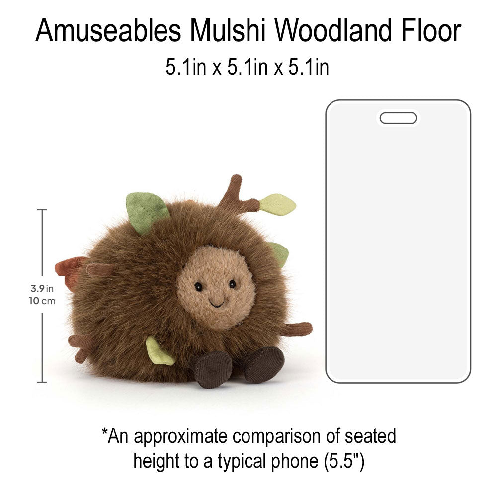*Jellycat Amuseables Mulshi Woodland Floor - 5"