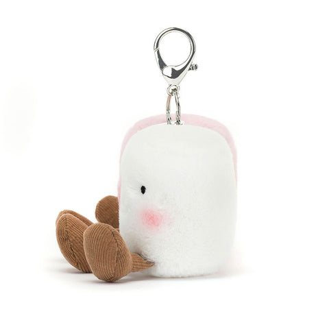 *Jellycat Amuseables Pair of Marshmallows Bag Charm - 6"
