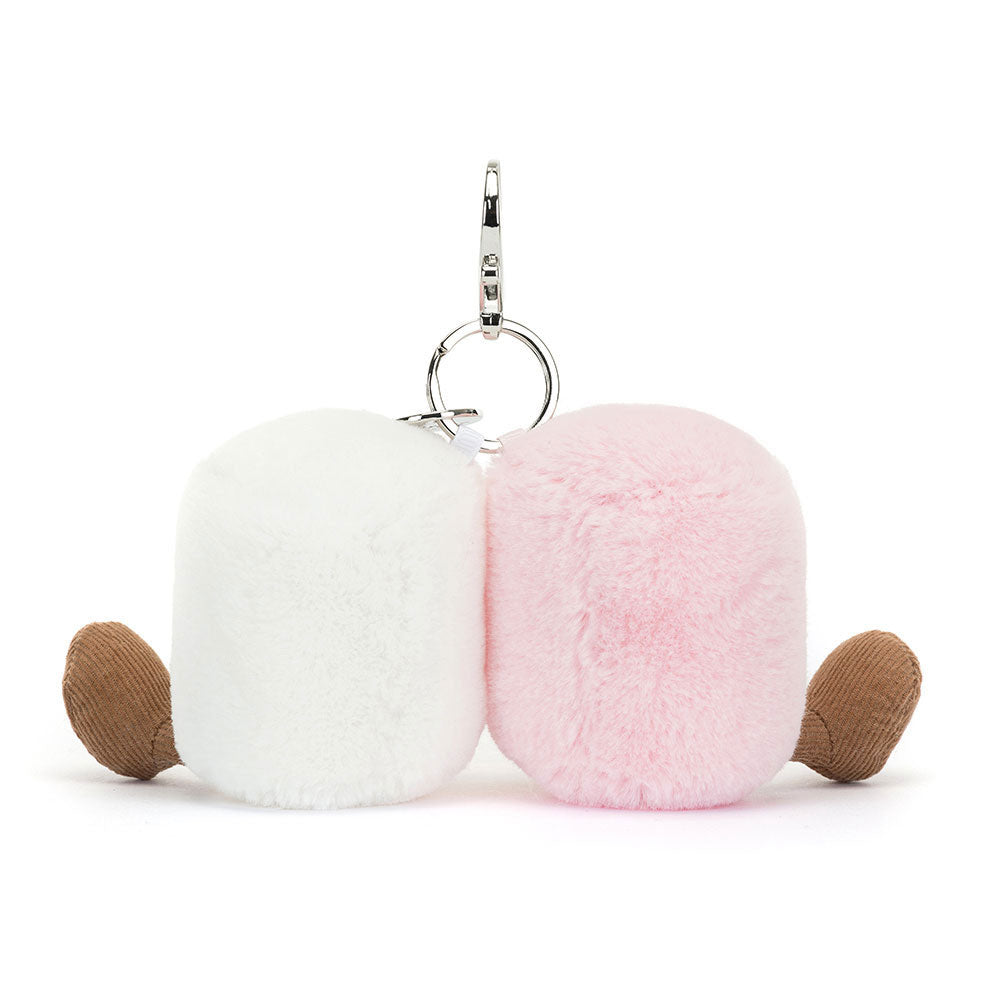 *Jellycat Amuseables Pair of Marshmallows Bag Charm - 6"
