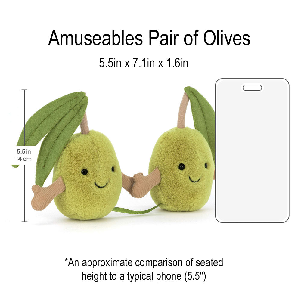 *Jellycat Amuseables Pair of Olives - 6"