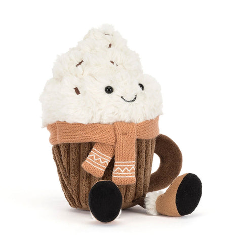 *Jellycat Amuseables Scarffles Hot Chocolate - 8"