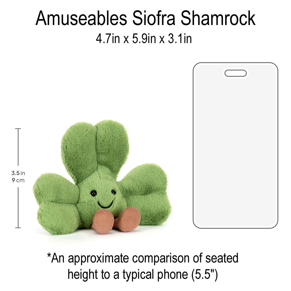 *Jellycat Amuseables Siofra Shamrock - 6"
