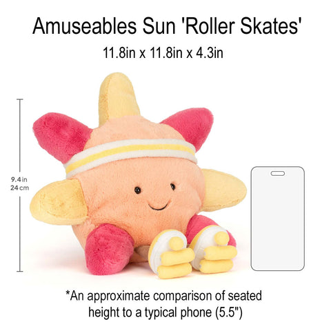 *Jellycat Amuseables Sun Roller Skates - 12"