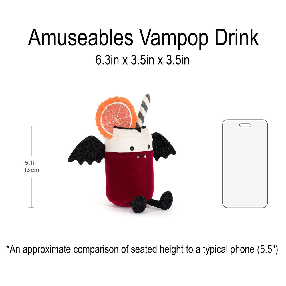 *Jellycat Amuseables Vampop Drink - 6"