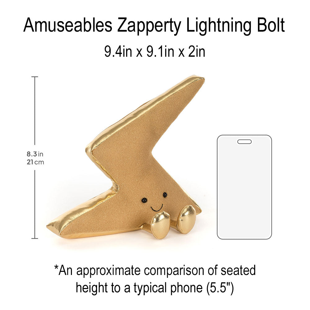 *Jellycat Amuseables Zapperty Lightning Bolt - 9"
