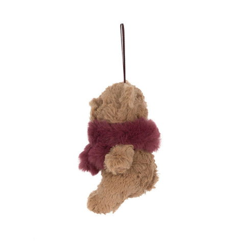 *Jellycat Bartholomew Bear Winter Warmer Decoration - 4"