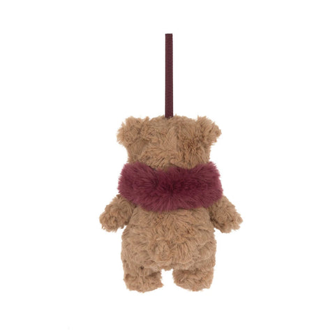 *Jellycat Bartholomew Bear Winter Warmer Decoration - 4"