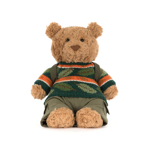 *Jellycat Bartholomew Bear Hiking Outfit - 10"
