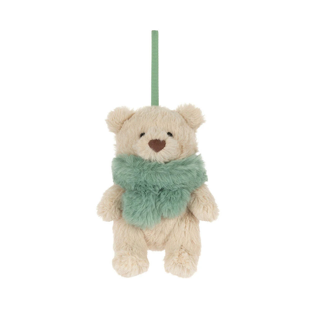 *Jellycat Bartholomew Bear Junior Winter Warmer Decoration - 4"