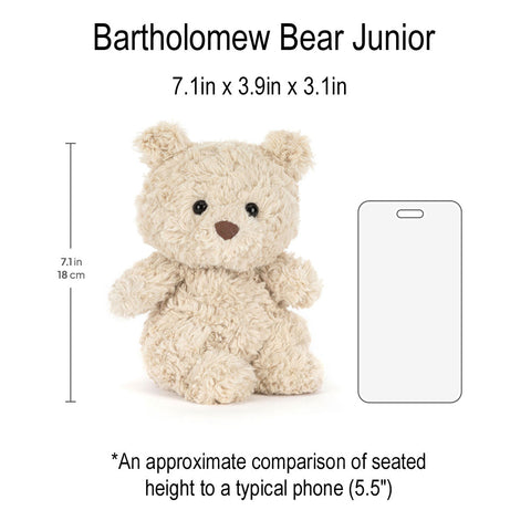 *Jellycat Bartholomew Bear Junior - 7"
