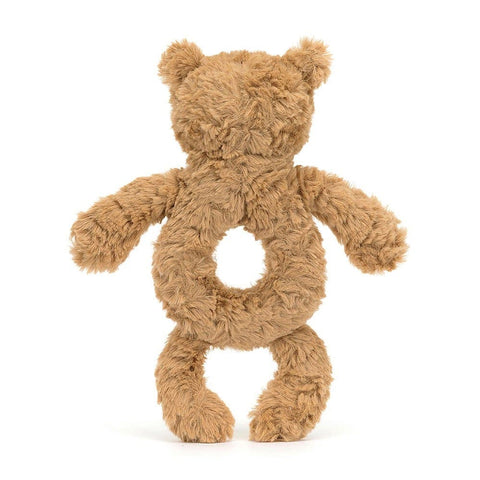 *Jellycat Bartholomew Bear Ring Rattle - 7"