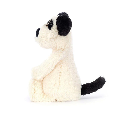 *Jellycat Bashful Puppy (Black & Cream) Original - 12"