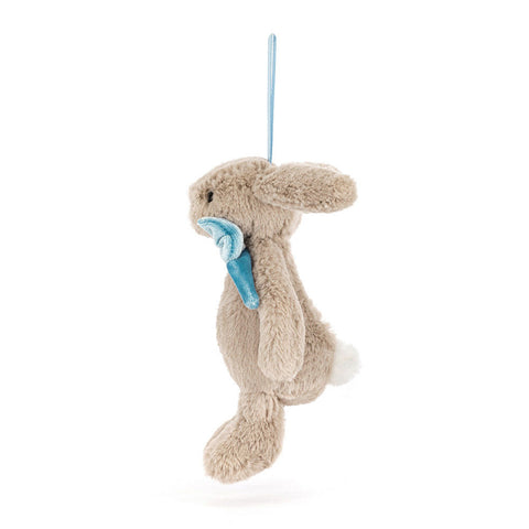 *Jellycat Bashful Beige Bunny Ornament - 5"