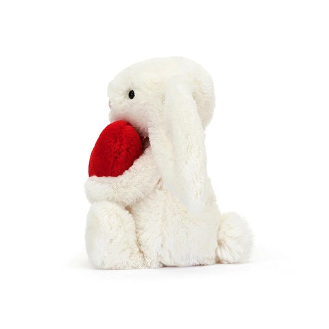 *Jellycat Bashful Red Heart Bunny Original - 12"