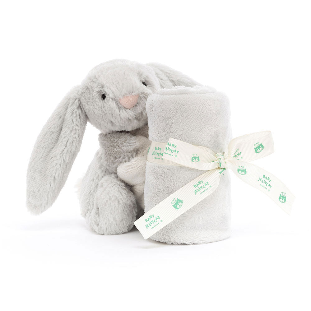 *Jellycat Bashful Silver Bunny Soother