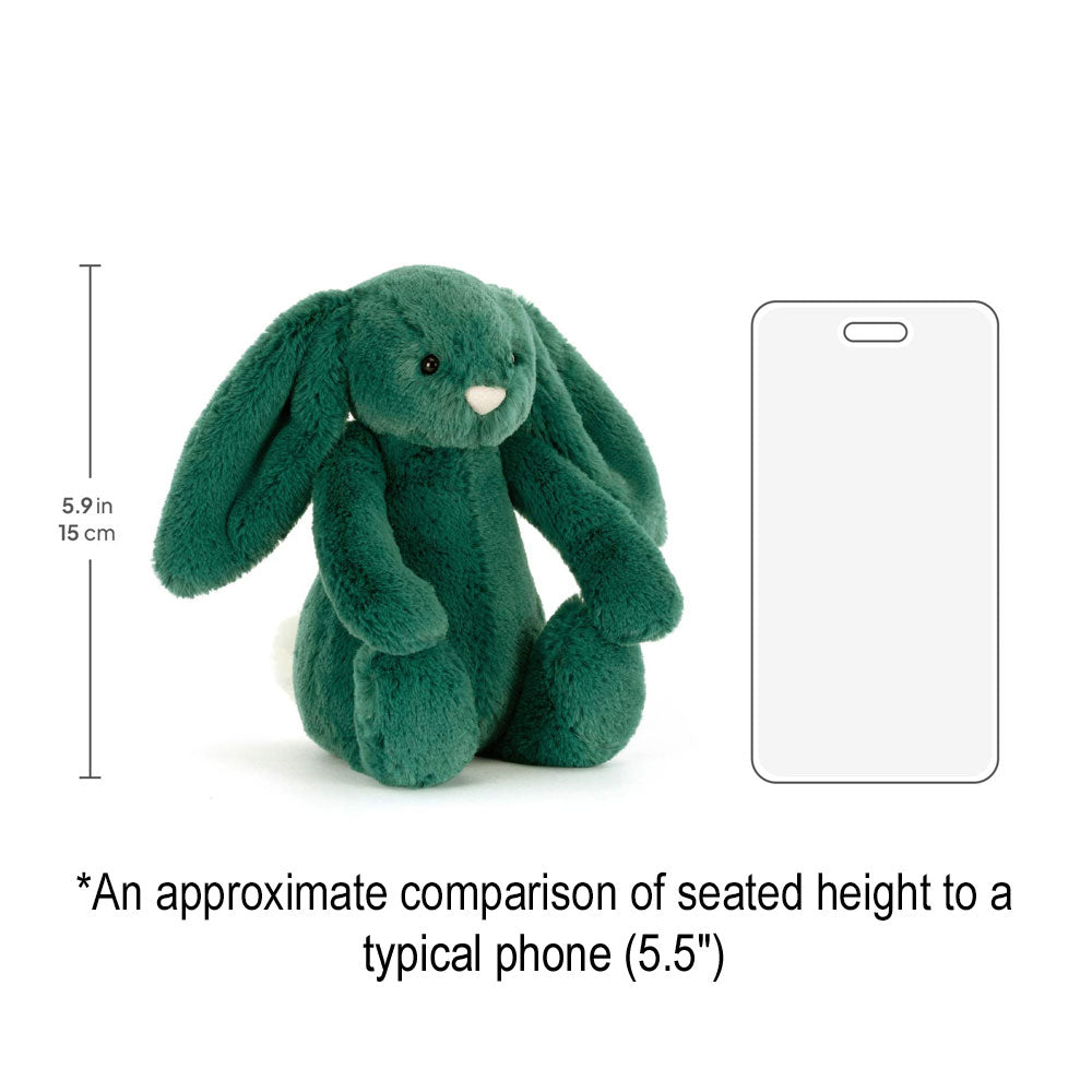 *Jellycat Bashful Teal Bunny Small - 7"