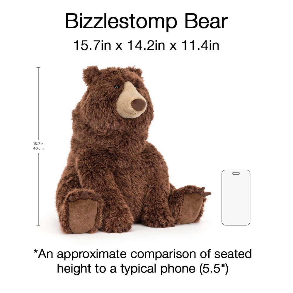 *Jellycat Bizzlestomp Bear - 16"