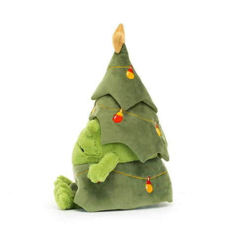 *Jellycat Christmas Tree Ricky Rain Frog - 11"