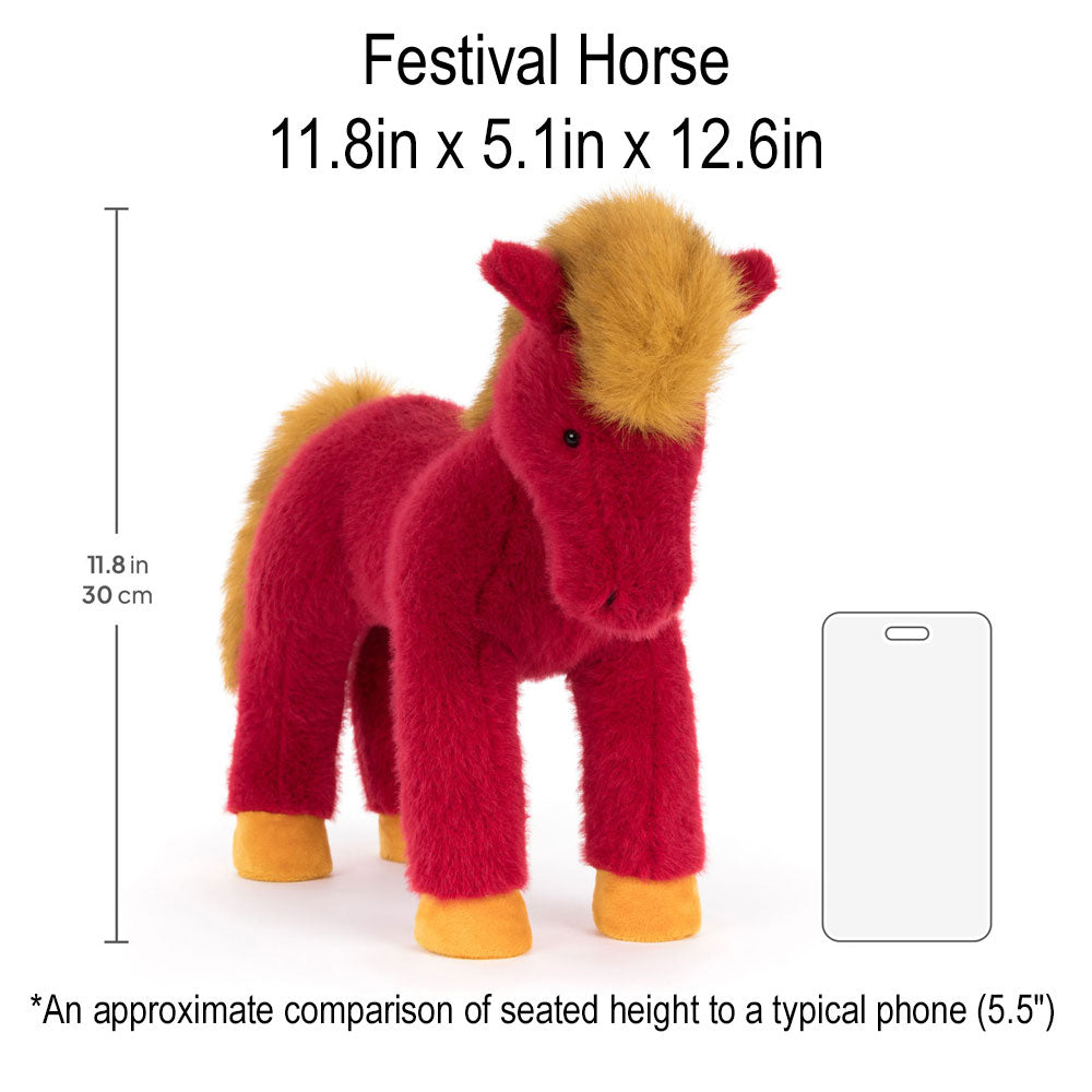 *Jellycat Festival Horse - 12"
