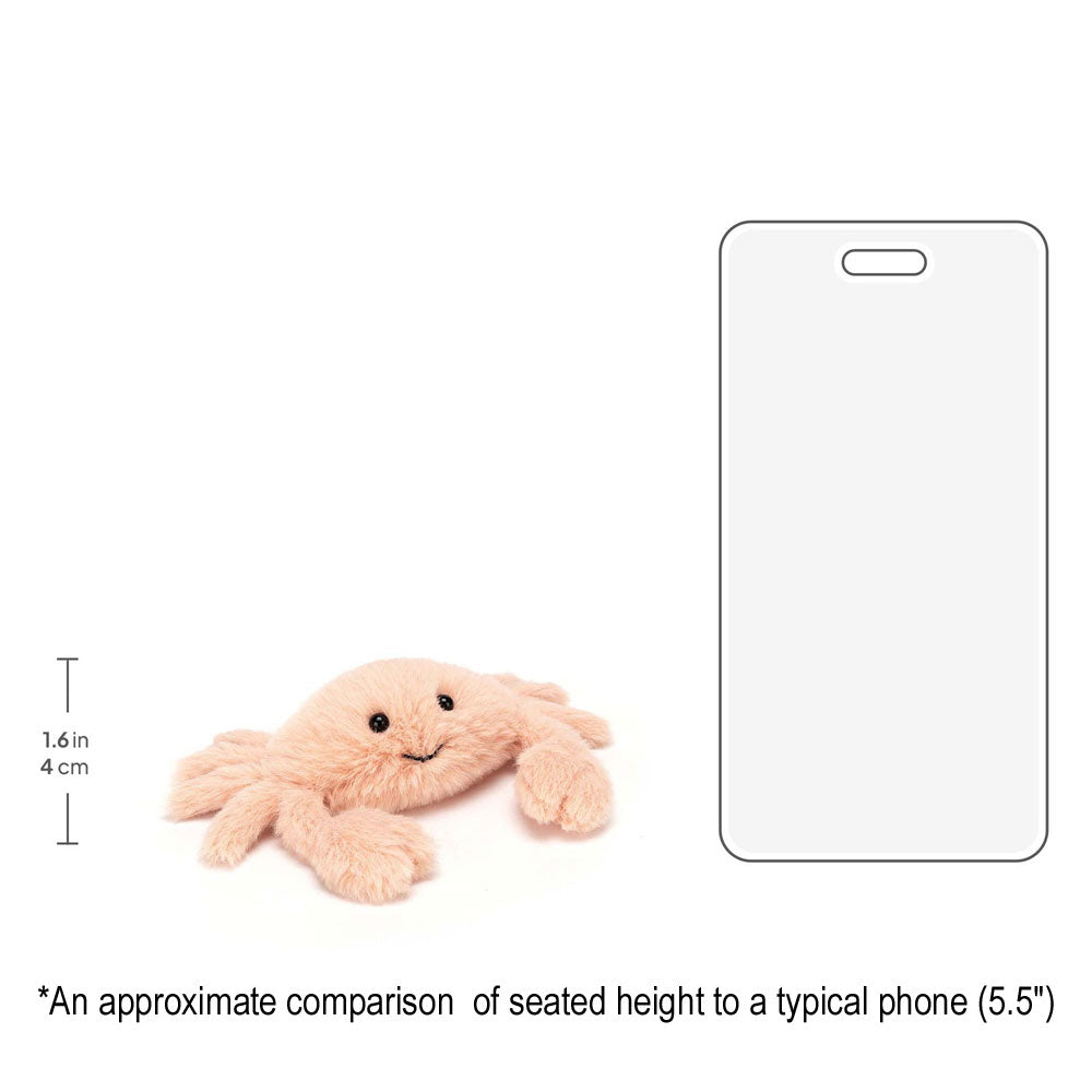*Jellycat Fluffy Crab - 6"