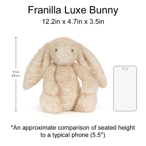 *Jellycat Franilla Luxe Bunny - 12"