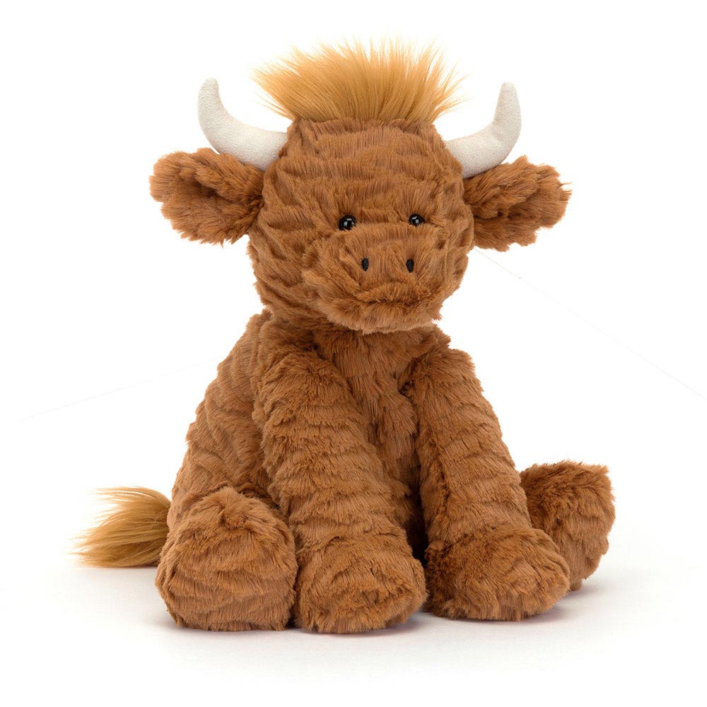 *Jellycat Fuddlewuddle Highland Cow - 9"