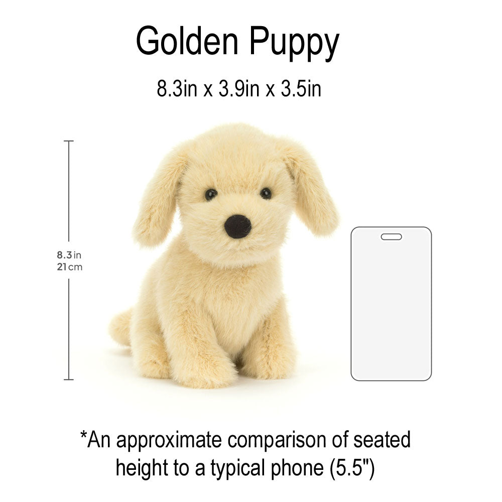 *Jellycat Golden Puppy - 8"