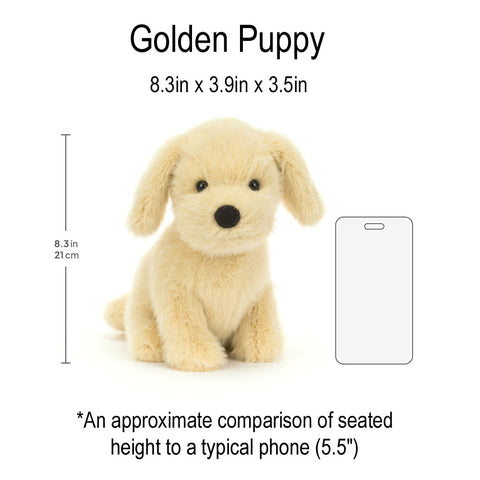 *Jellycat Golden Puppy - 8"