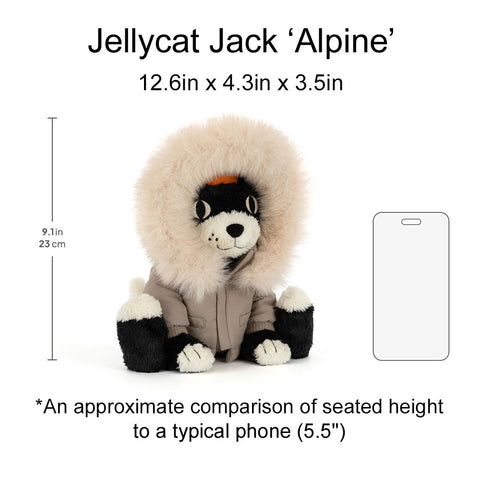 *Jellycat Jack Alpine - 13"