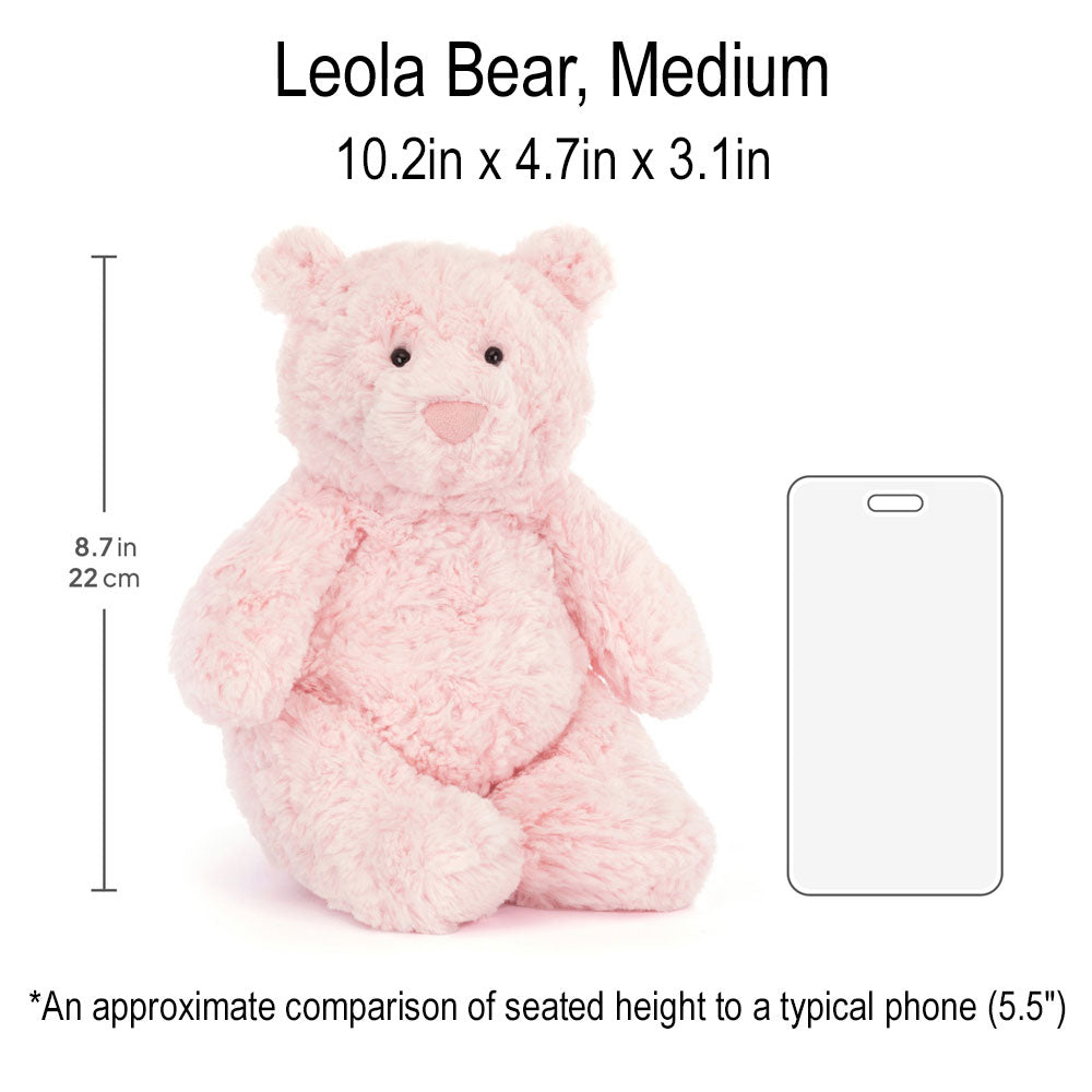 *Jellycat Leola Bear Medium - 10"