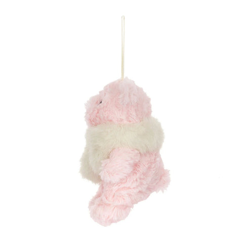 *Jellycat Leola Bear Winter Warmer Decoration - 4"