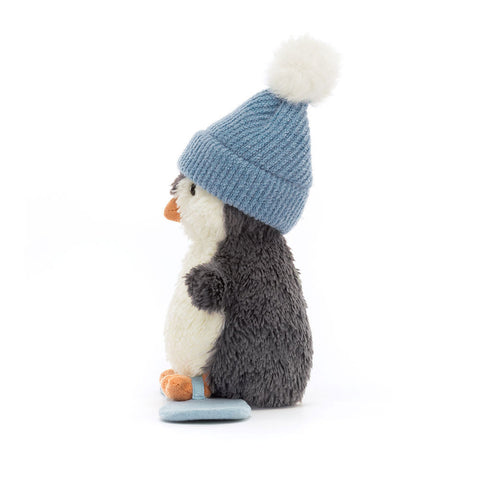 *Jellycat Peanut Penguin Snowboarding - 7"