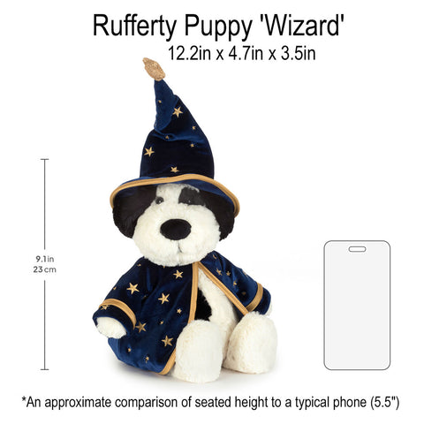 *Jellycat Rufferty Puppy Wizard - 12"