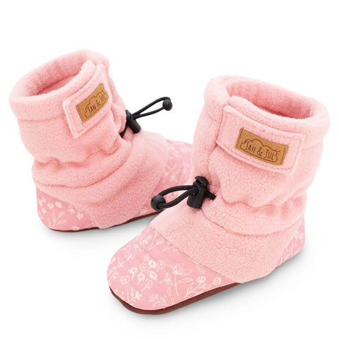 Jan & Jul Baby Stay-Put Cozy Booties - Prairie Flowers