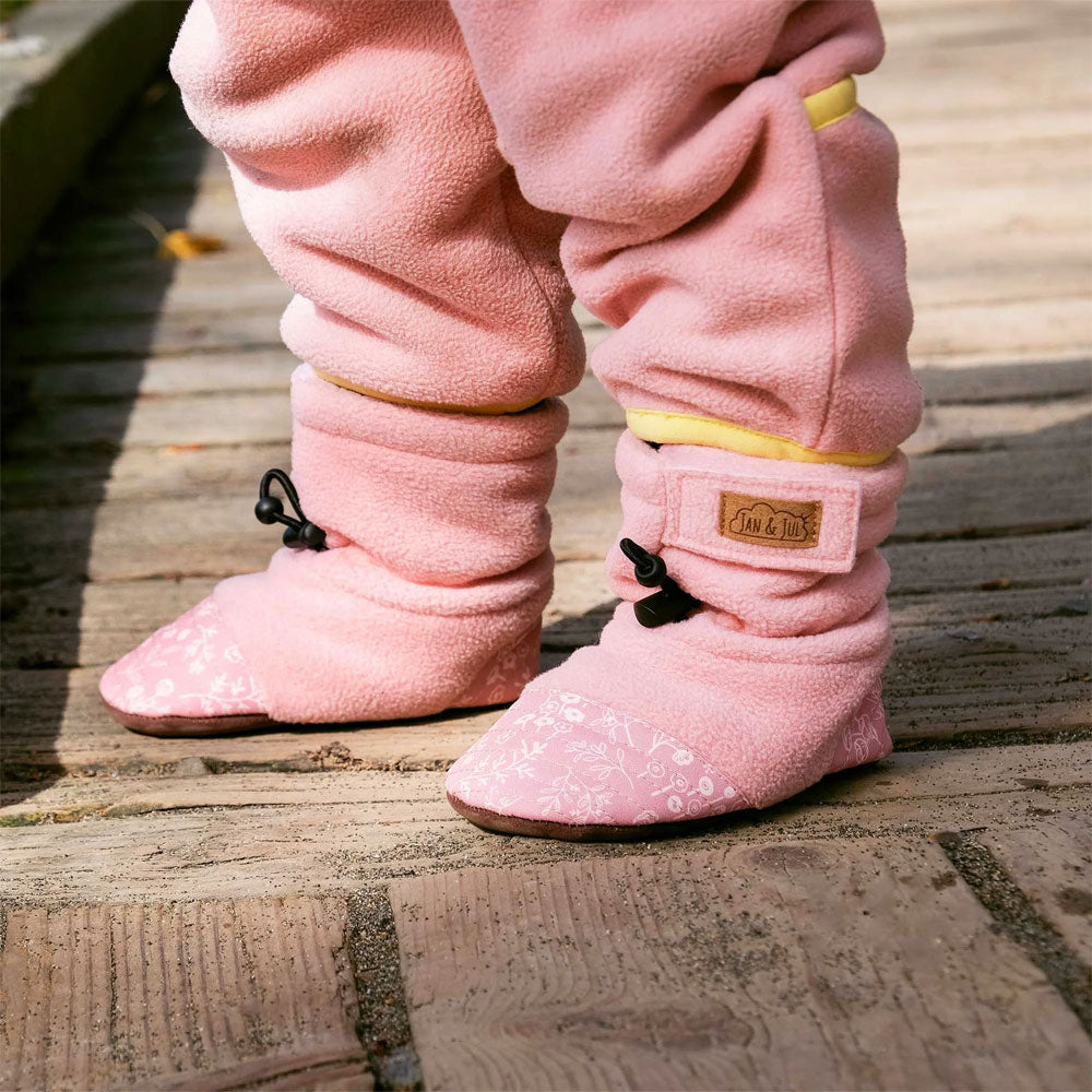 Jan & Jul Baby Stay-Put Cozy Booties - Prairie Flowers