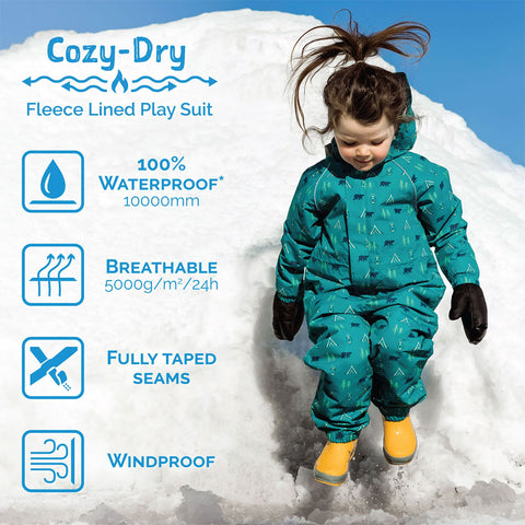 Jan & Jul Cozy-Dry Play Suit - Prairie Flowers