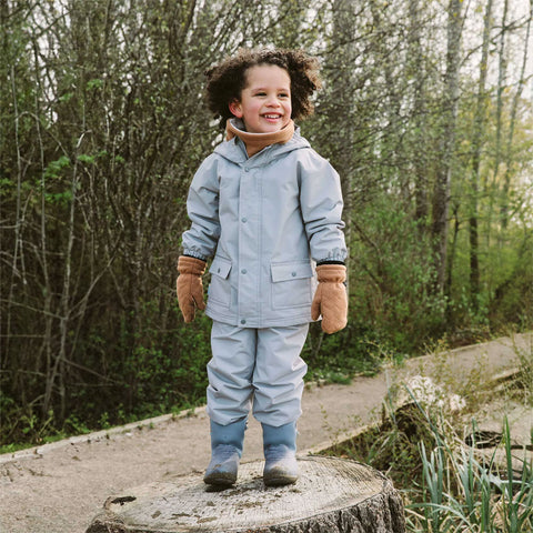 Jan & Jul Cozy-Dry Rain Pants (Fleece Lined) - Greystone