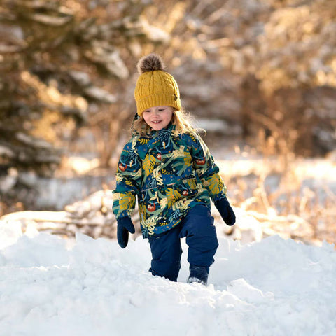 Jan & Jul Cozy-Dry Rain Pants (Fleece Lined) - Nebula Blue
