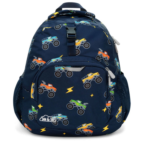 Jan & Jul Kids Backpack - Big Trucks