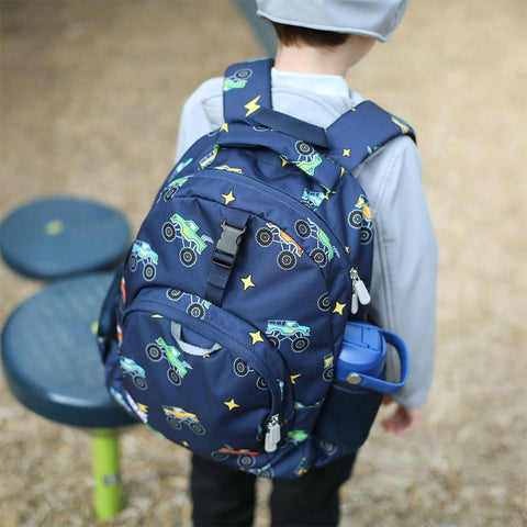 Jan & Jul Kids Backpack - Big Trucks