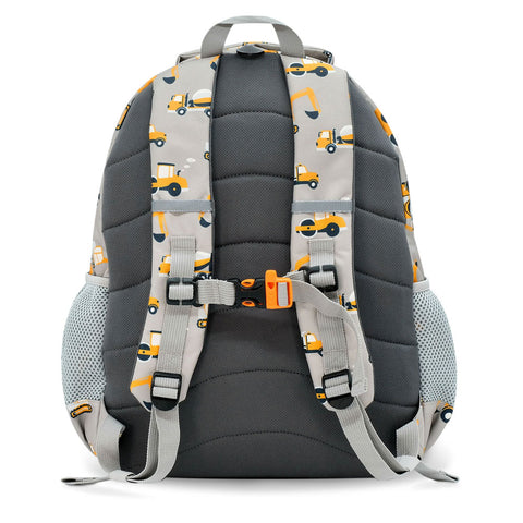 Jan & Jul Kids Backpack - Grey Construction