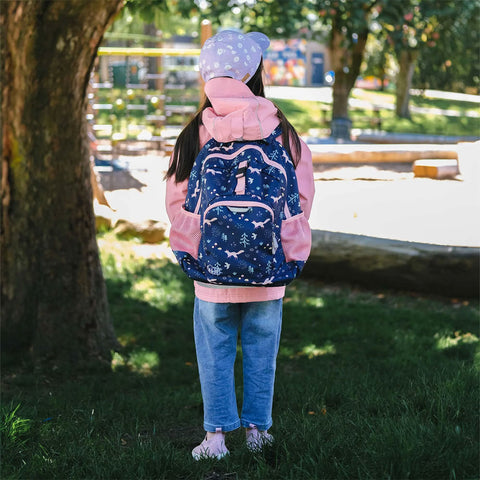 Jan & Jul Kids Backpack - Navy Forest