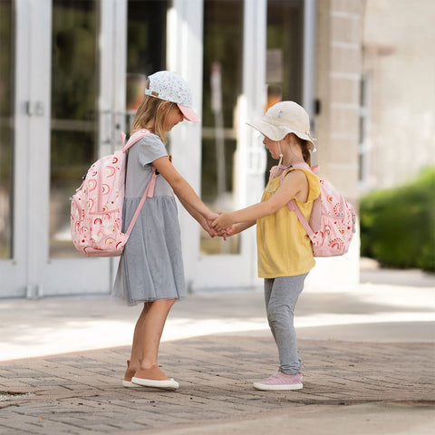 Jan & Jul Kids Backpack - Pink Rainbow