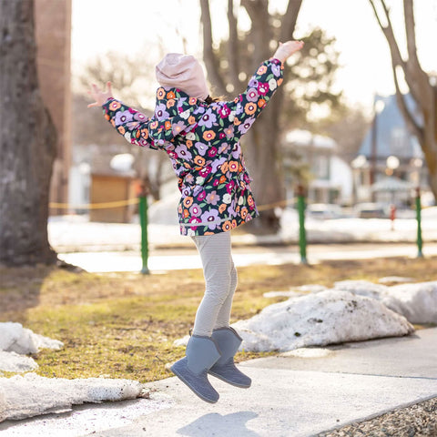 Jan + Jul Kids Toasty Dry Lite Winter Boots - Grey Birch