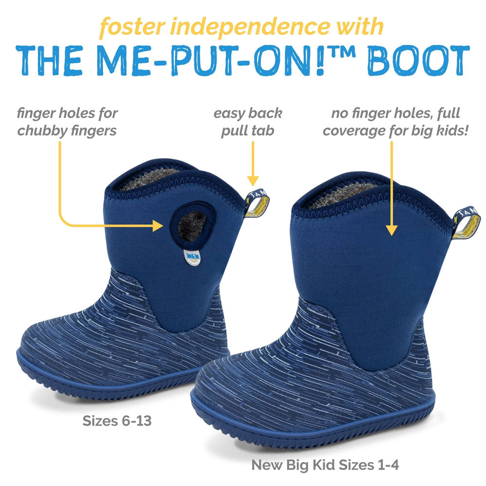 Jan + Jul Kids Toasty Dry Lite Winter Boots - Apricot Flower