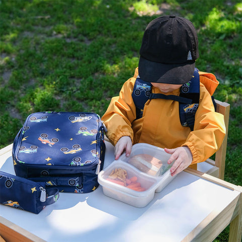 *Jan & Jul Xplorer Lunch Bags - Big Trucks