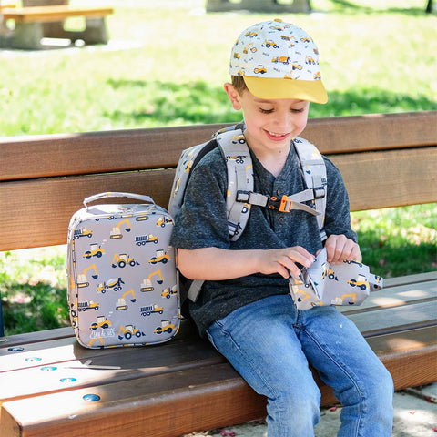 *Jan & Jul Xplorer Lunch Bags - Grey Construction