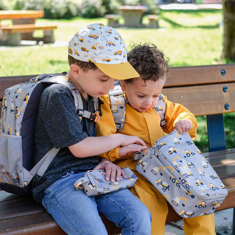 *Jan & Jul Xplorer Lunch Bags - Grey Construction