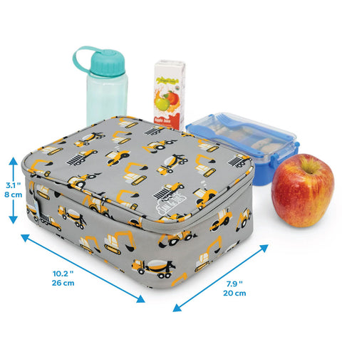 *Jan & Jul Xplorer Lunch Bags - Grey Construction